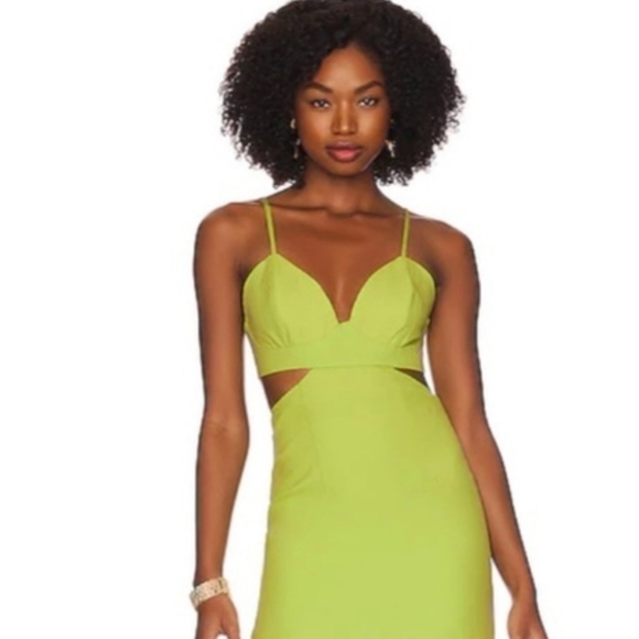 Bardot NWTs Cut Out Slit Midi Dress - Picture 5 of 10